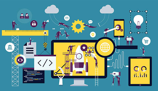 Vector illustration – Web development