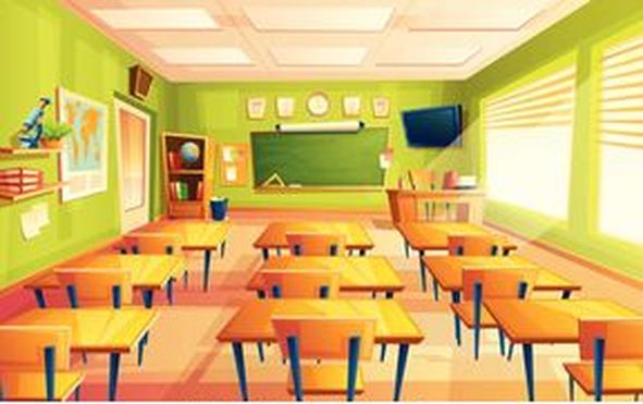 vector-cartoon-empty-school-college-eps-illustration_gg101953369